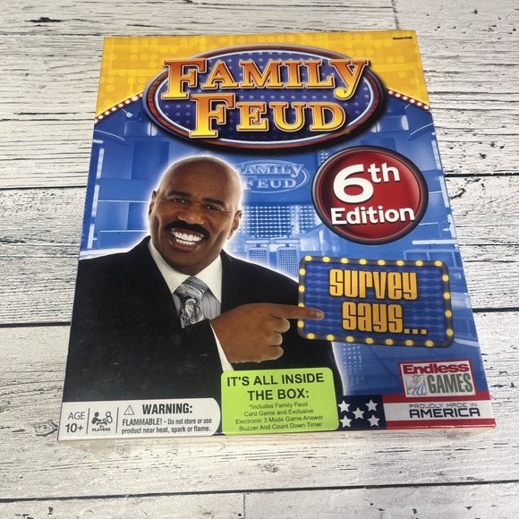 Endless Games Other - Family Feud - 6th Edition Board‎ Game (2017) Brand New Sealed.